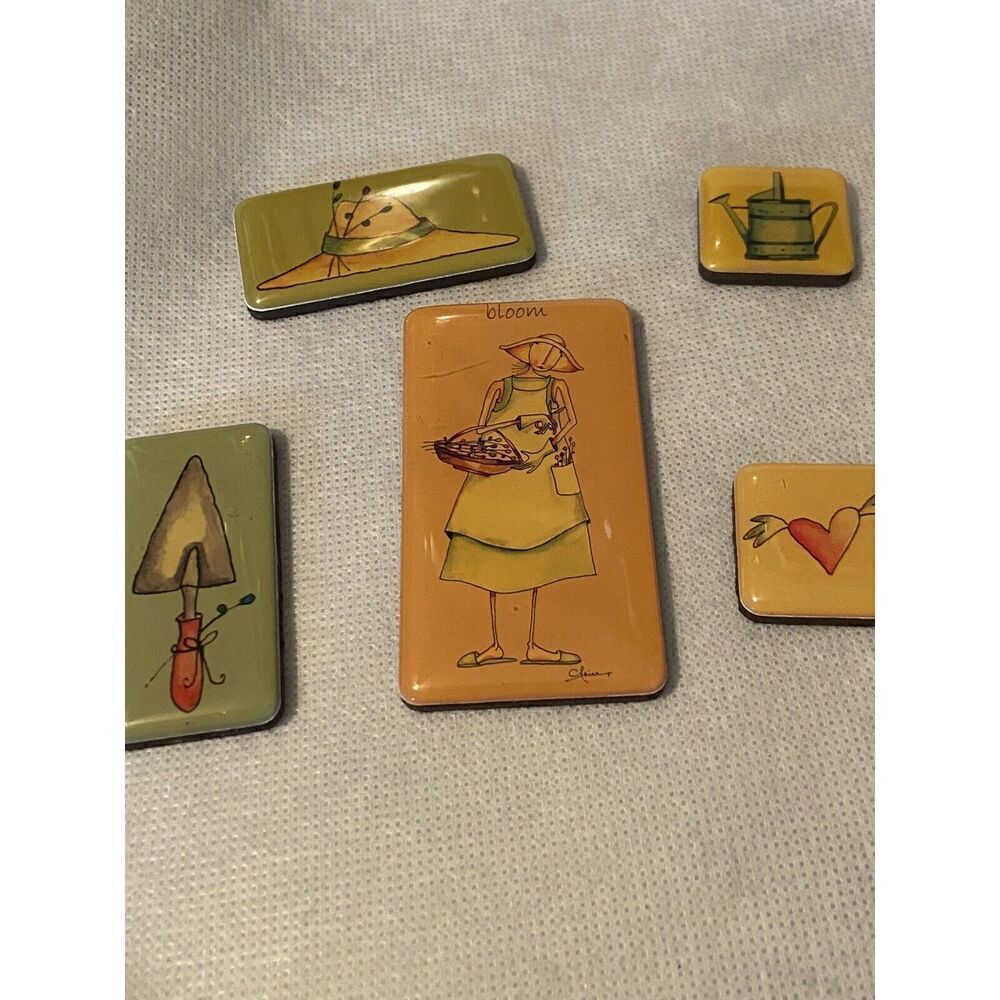2004 Claire‎ Stoner Demdaco Refrigerator Magnets Set of 5